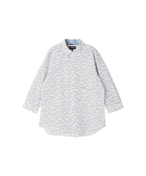 McGREGOR（マックレガー）の「ベア柄リップルシャツ（七分袖）（シャツ/ブラウス・メンズ・ネイビー/アイボリー・L/XL/M）」の14枚目の写真