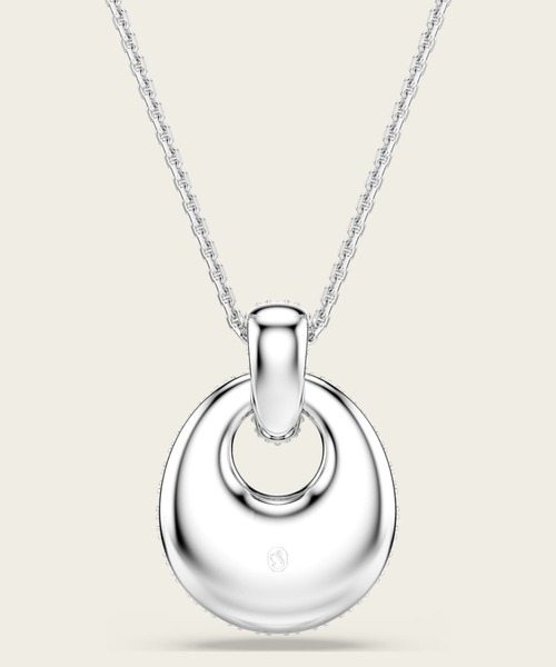 SWAROVSKI(スワロフスキー)の「【公式】【スワロフスキー】Sublima ペンダント, ホワイト, ロジウム・プレーティング(ネックレス・レディース・ホワイト・ONESIZE)」の6枚目の写真