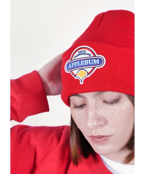 APPLEBUM(アップルバム)の「Wappen Knit Cap(ニットキャップ/ビーニー・メンズ・ブラック/ブルー/レッド/ホワイト・FREE)」の9枚目の写真