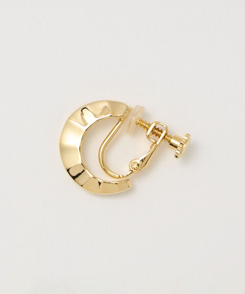 UNITED ARROWS(ユナイテッドアローズ)の「BUMPY フープイヤリング(イヤリング・レディース・シルバー/ゴールド・FREE)」の3枚目の写真