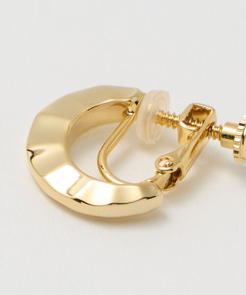 UNITED ARROWS(ユナイテッドアローズ)の「BUMPY フープイヤリング(イヤリング・レディース・シルバー/ゴールド・FREE)」の6枚目の写真