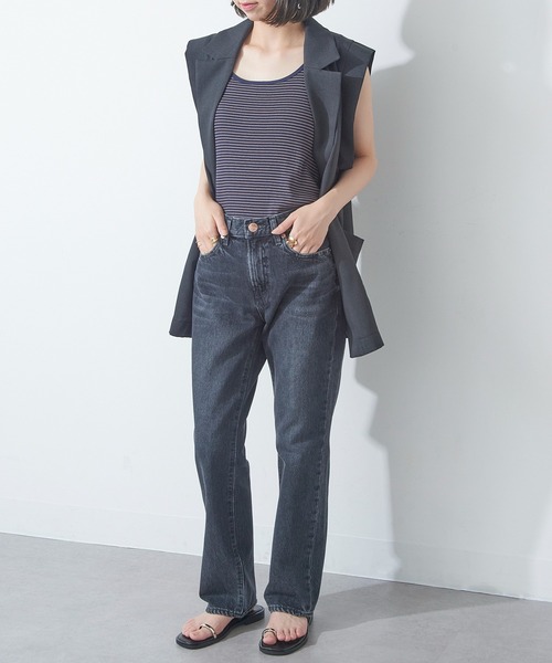 RED CARD TOKYO（レッドカード）の「【RED CARD】Jude（デニムパンツ・レディース・ブラック/ブルー・25inch/24inch/23inch/22inch）」の12枚目の写真