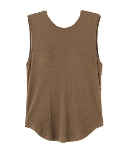 ダブルクロススリーブレスカップインプルオーバー（タンクトップ