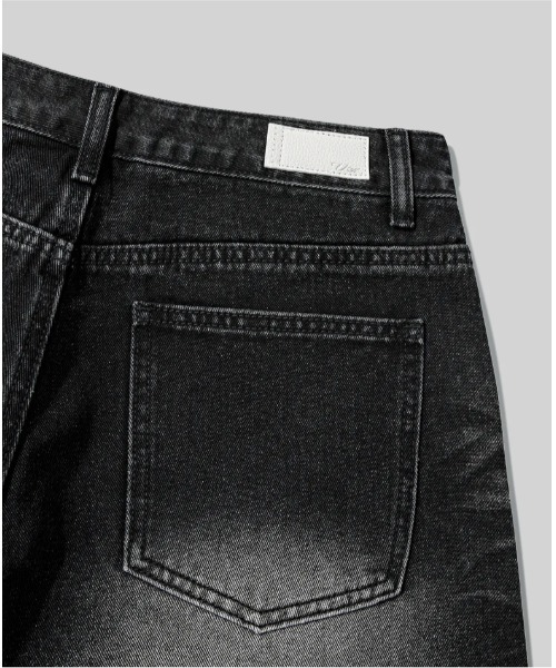 Vini（ヴィニ）の「スプレードミンゴウォッシュデニムショートパンツ（デニムパンツ・レディース・ブラック/グレー・X-LARGE/LARGE/MEDIUM）」の12枚目の写真