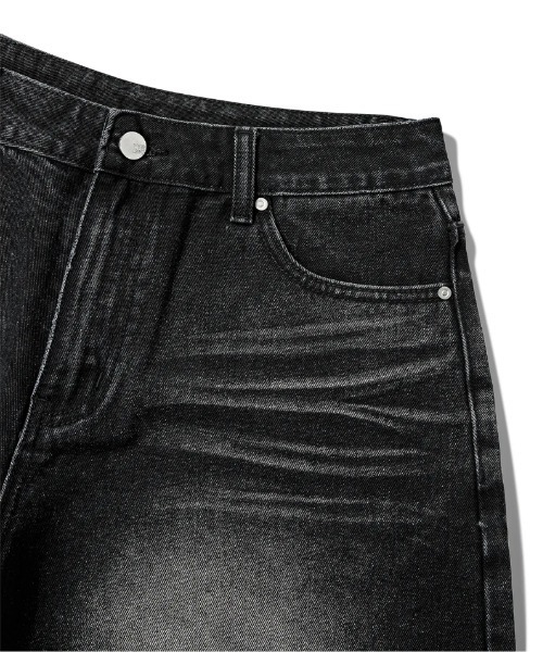 Vini（ヴィニ）の「スプレードミンゴウォッシュデニムショートパンツ（デニムパンツ・レディース・ブラック/グレー・X-LARGE/LARGE/MEDIUM）」の13枚目の写真