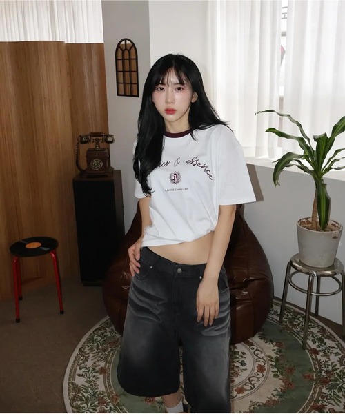 Vini（ヴィニ）の「スプレードミンゴウォッシュデニムショートパンツ（デニムパンツ・レディース・ブラック/グレー・X-LARGE/LARGE/MEDIUM）」の18枚目の写真