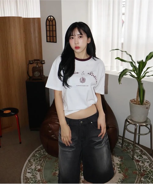 Vini（ヴィニ）の「スプレードミンゴウォッシュデニムショートパンツ（デニムパンツ・レディース・ブラック/グレー・X-LARGE/LARGE/MEDIUM）」の19枚目の写真