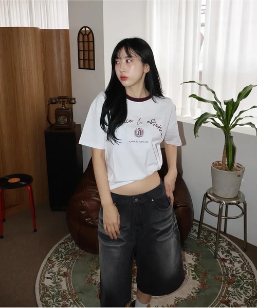 Vini（ヴィニ）の「スプレードミンゴウォッシュデニムショートパンツ（デニムパンツ・レディース・ブラック/グレー・X-LARGE/LARGE/MEDIUM）」の21枚目の写真