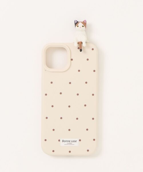 ammy.(エイミードット)の「【 ammy. / エイミードット 】 ひと休み ネコ ドット柄 Iphone ケース/13.14.15.16(スマホケース/カバー・レディース・レッド/ブラウン/ブルー/ピンク/アイボリー・iPhone 13/14/iPhone 16/iPhone 15/iPhone 17)」の10枚目の写真
