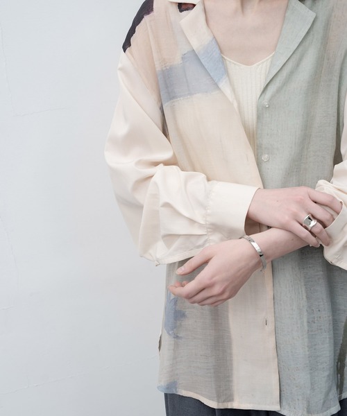 EKCOOKIES（イーケークッキーズ）の「長袖シャツ（シャツ/ブラウス・レディース・ベージュ・S）」の4枚目の写真