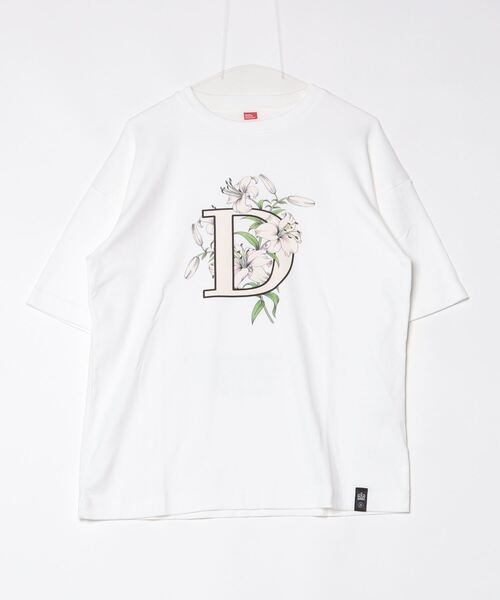 DOUBLE STANDARD CLOTHING（ダブルスタンダードクロージング）の「DロゴフライスTシャツ（Tシャツ/カットソー・レディース・ブラック/オフホワイト・FREE）」の16枚目の写真