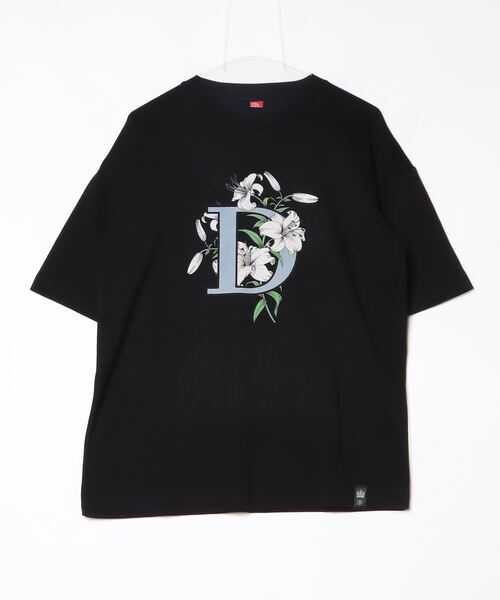 DOUBLE STANDARD CLOTHING（ダブルスタンダードクロージング）の「DロゴフライスTシャツ（Tシャツ/カットソー・レディース・ブラック/オフホワイト・FREE）」の17枚目の写真