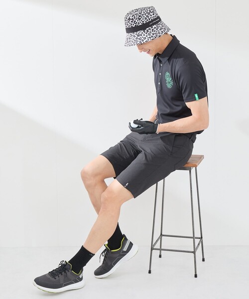 撥水】【ストレッチ】ドットエアサッカーショートパンツ（その他パンツ