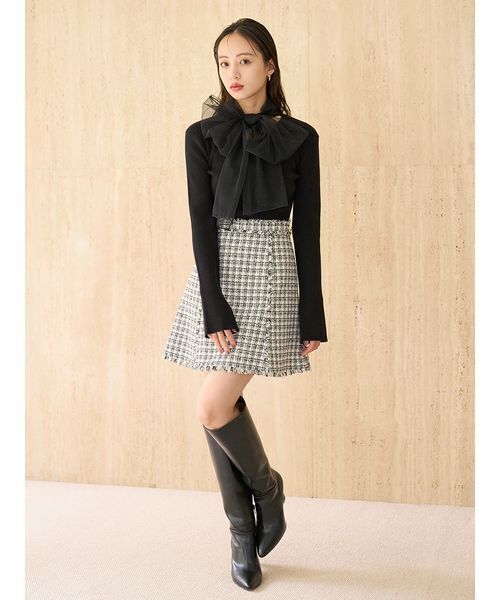 ニュアンスリボンニットプルオーバー（ニット/セーター）｜SNIDEL