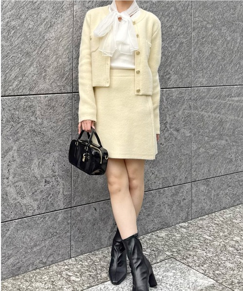 ニュアンスリボンニットプルオーバー（ニット/セーター）｜SNIDEL