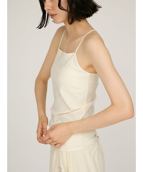 emmi(エミ)の「カップ付きインナーキャミソール(キャミソール・レディース・ホワイト/ブラック・F)」の7枚目の写真