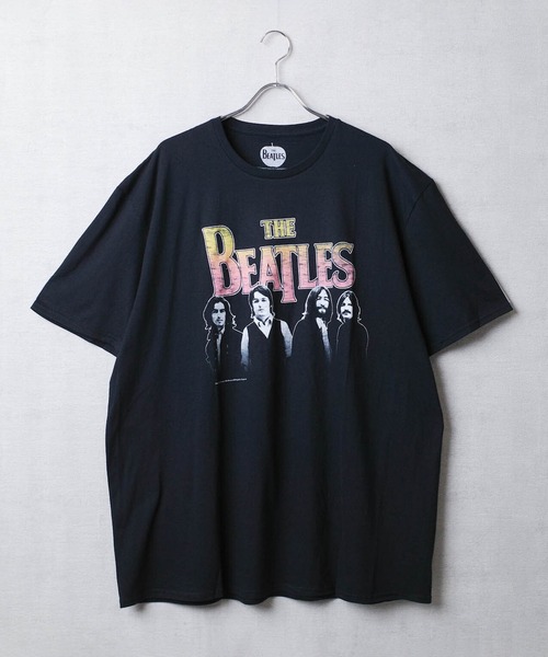 希少イギリス製ザビートルズPENN YLANE Tシャツ Sブラック バンド ロック Tシャツ THE BEATLES ビートルズ ブラック : T