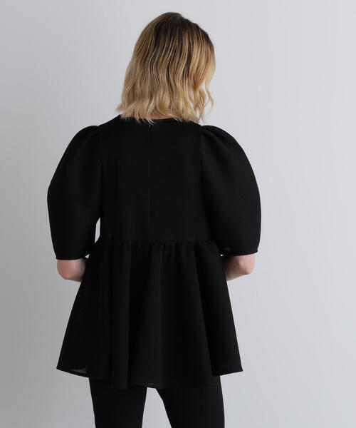 LE PHIL（ルフィル）の「◆メッシュダンボール（シャツ/ブラウス・レディース・ブラック/ホワイト・F）」の10枚目の写真