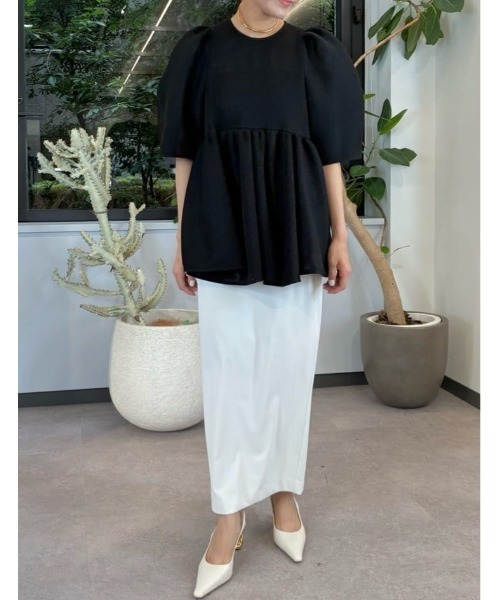 LE PHIL（ルフィル）の「◆メッシュダンボール（シャツ/ブラウス・レディース・ブラック/ホワイト・F）」の19枚目の写真