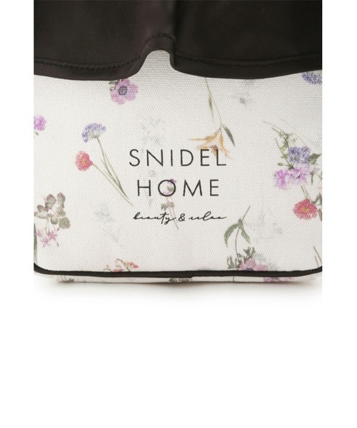キャンバストラベルポーチ(FLOWER) ピンク SNIDEL HOME｜キャンバストラベルポーチ(FLOWER) | Rakuten