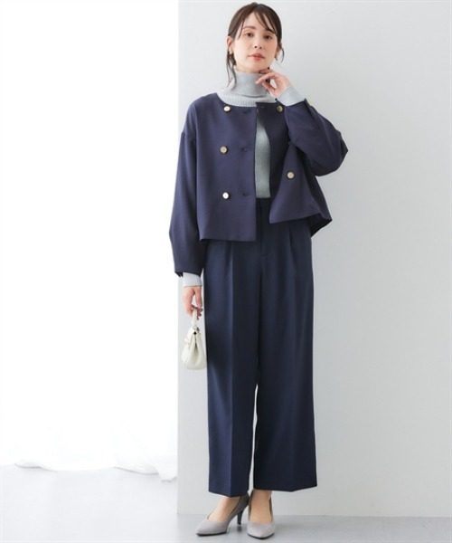 7days Life Styling(セブンデイズライフスタイリング)の「【UVカット】リブタートルネックニット(ニット/セーター・レディース・ベージュ/ブラック/杢グレー/ブルー・3L/LL/L/M/S)」の10枚目の写真