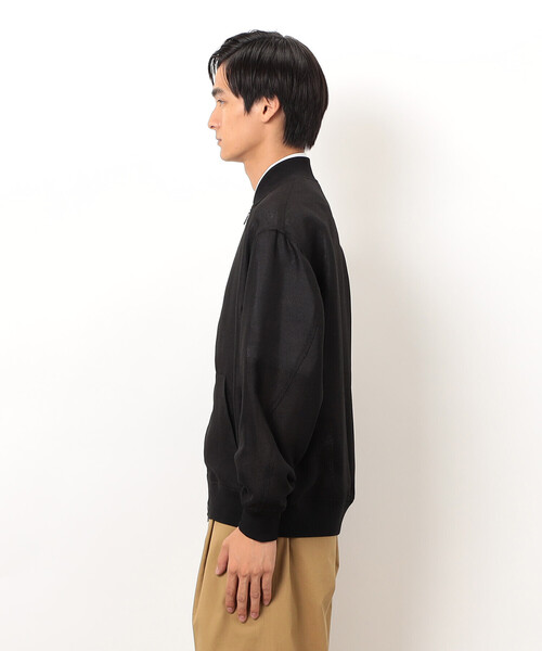 COMME CA ISM（コムサイズム）の「カラミメッシュ MA-1ブルゾン（ブルゾン・メンズ・ブラック・MEDIUM/LARGE）」の9枚目の写真