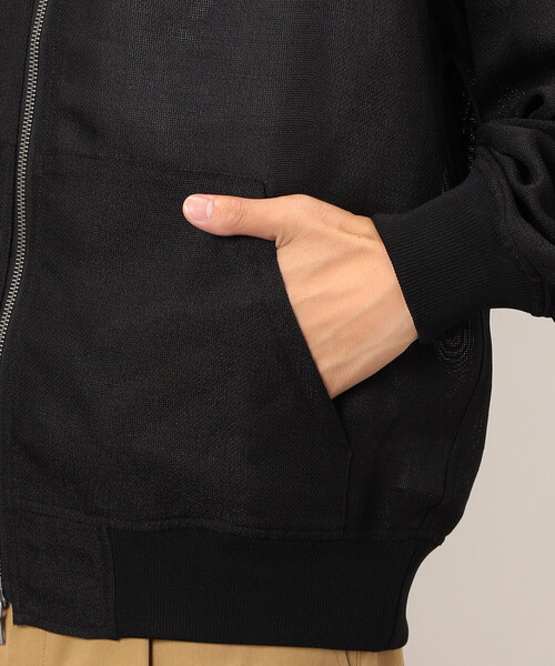 COMME CA ISM（コムサイズム）の「カラミメッシュ MA-1ブルゾン（ブルゾン・メンズ・ブラック・MEDIUM/LARGE）」の13枚目の写真