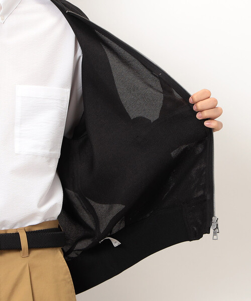 COMME CA ISM（コムサイズム）の「カラミメッシュ MA-1ブルゾン（ブルゾン・メンズ・ブラック・MEDIUM/LARGE）」の16枚目の写真
