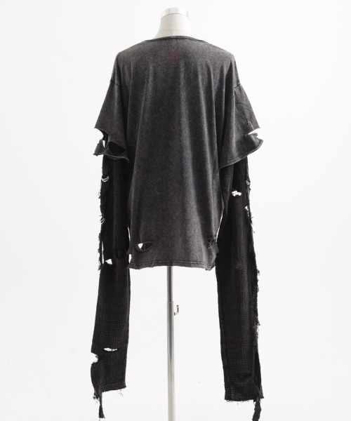 REFLEM/レフレム』レイヤード超ロングスリーブTee/長袖Tシャツ（T