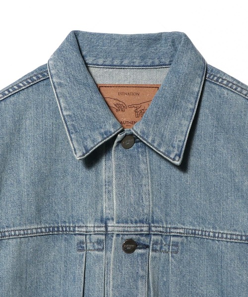 ESTNATION（エストネーション）の「ESTNATION /  AUTHEN デニムジャケット（デニムジャケット・メンズ・ブラック/ブルー・MEDIUM/LARGE/X-LARGE）」の4枚目の写真