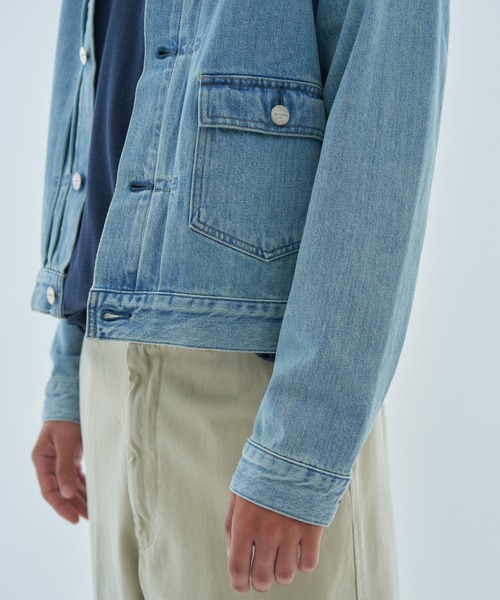 ESTNATION（エストネーション）の「ESTNATION /  AUTHEN デニムジャケット（デニムジャケット・メンズ・ブラック/ブルー・MEDIUM/LARGE/X-LARGE）」の12枚目の写真