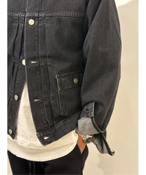 ESTNATION（エストネーション）の「ESTNATION /  AUTHEN デニムジャケット（デニムジャケット・メンズ・ブラック/ブルー・MEDIUM/LARGE/X-LARGE）」の13枚目の写真