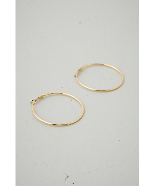 AZUL by moussy(アズールバイマウジー)の「ステンレスビッグフープピアス(ピアス(両耳用)・レディース・シルバー/ゴールド系その他・FREE)」の10枚目の写真