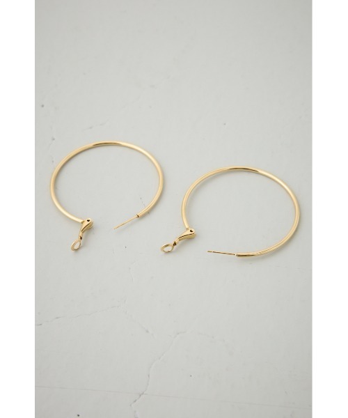 AZUL by moussy(アズールバイマウジー)の「ステンレスビッグフープピアス(ピアス(両耳用)・レディース・シルバー/ゴールド系その他・FREE)」の11枚目の写真