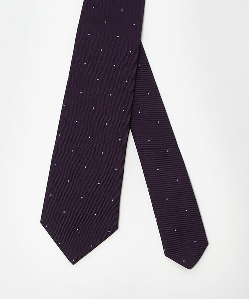 UNITED ARROWS（ユナイテッドアローズ）の「カラー ドット ネクタイ（ネクタイ・メンズ・ダークブラウン/パープル/ダークグレー/ネイビー・FREE）」の10枚目の写真