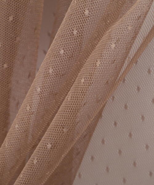 PROPORTION BODY DRESSING（プロポーションボディドレッシング）の「キャミ付きチュールワンピース / 1215240915（ワンピース・レディース・ダークグレー/ベージュ・MEDIUM/P/S/SMALL）」の8枚目の写真