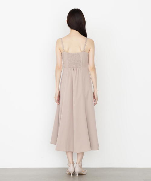 PROPORTION BODY DRESSING（プロポーションボディドレッシング）の「キャミ付きチュールワンピース / 1215240915（ワンピース・レディース・ダークグレー/ベージュ・MEDIUM/P/S/SMALL）」の7枚目の写真