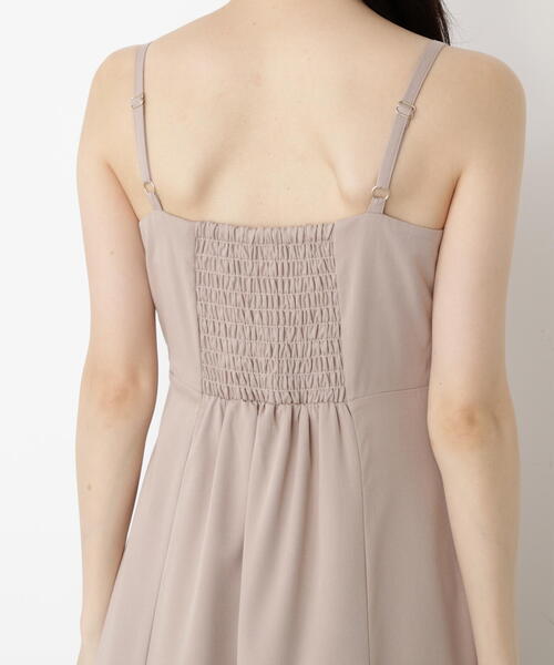PROPORTION BODY DRESSING（プロポーションボディドレッシング）の「キャミ付きチュールワンピース / 1215240915（ワンピース・レディース・ダークグレー/ベージュ・MEDIUM/P/S/SMALL）」の5枚目の写真
