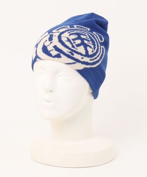 ELEMENT（エレメント）の「ELEMENT メンズ NO FOLD DOUBLE ICON  ビーニー 【2025年秋冬モデル】/エレメントアイコンニット帽・ビーニー（ニットキャップ/ビーニー・メンズ・ブラック/ブルー/マスタード・FREE）」の2枚目の写真