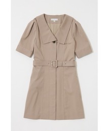 MOUSSY（マウジー）の「BIG COLLAR ミニドレス（ワンピース）」