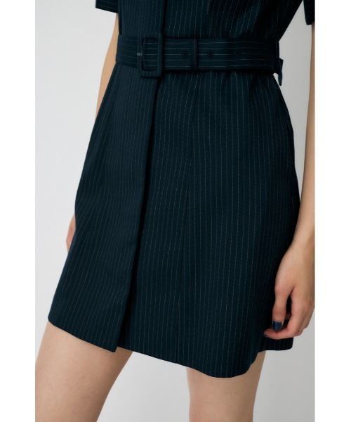 MOUSSY（マウジー）の「BIG COLLAR ミニドレス（ワンピース・レディース・グレー/ベージュ/ネイビー・1/2）」の19枚目の写真