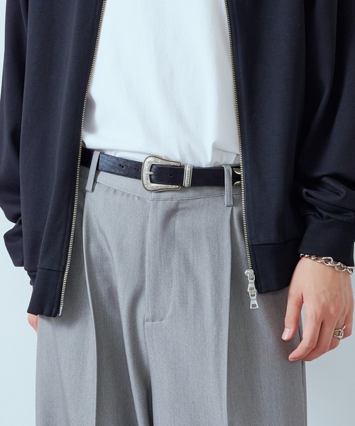 Wrangler（ラングラー）の「【Wrangler】HAIR ON HIDE BELT（ベルト・メンズ・マルチ/ブラック・30/34）」の2枚目の写真