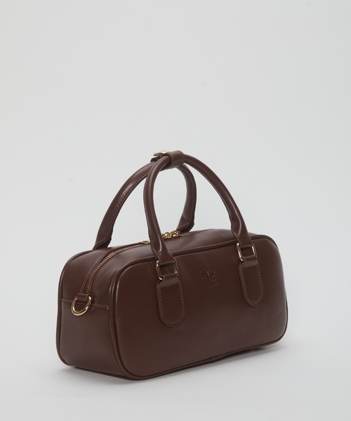 【※sanctum__,様、専用】ボストンバッグ　レザー　ロゴあり sanctum__,様、専用】ボストンバッグ レザー ロゴあり