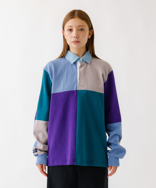 Barbarian（バーバリアン）の「【BARBARRIAN / バーバリアン】12オンスHEAVY WEIGHT　ラガーシャツ/長袖/ポロシャツ/ユニセックス【WEB限定】（ポロシャツ・メンズ・ブルー系その他/オレンジ系その他・S/M/L/XL）」の5枚目の写真