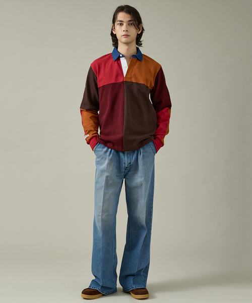 Barbarian（バーバリアン）の「【BARBARRIAN / バーバリアン】12オンスHEAVY WEIGHT　ラガーシャツ/長袖/ポロシャツ/ユニセックス【WEB限定】（ポロシャツ・メンズ・ブルー系その他/オレンジ系その他・S/M/L/XL）」の11枚目の写真