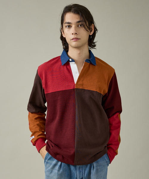 Barbarian（バーバリアン）の「【BARBARRIAN / バーバリアン】12オンスHEAVY WEIGHT　ラガーシャツ/長袖/ポロシャツ/ユニセックス【WEB限定】（ポロシャツ・メンズ・ブルー系その他/オレンジ系その他・S/M/L/XL）」の14枚目の写真