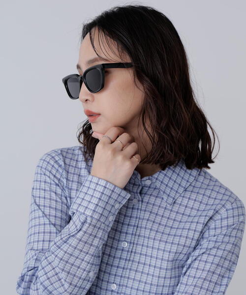 FREE'S MART(フリーズマート)の「スクエアサングラス(サングラス・レディース・ブラウン/ブラック/グレー・フリ-)」の5枚目の写真