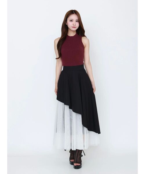 EATME（イートミー）の「BACKオープンハイネックニットTOP（ニット/セーター・レディース・ブラウン/アイボリー/ブラック/ワイン・FREE）」の10枚目の写真