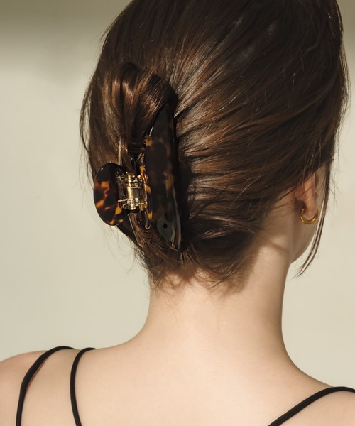 muku（ムク）の「HAIR CLIP/BEKKO（バレッタ/ヘアクリップ・レディース・ブラウン・FREE）」の10枚目の写真