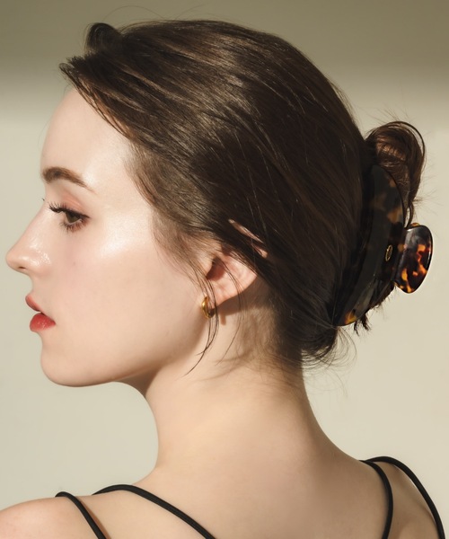 muku（ムク）の「HAIR CLIP/BEKKO（バレッタ/ヘアクリップ・レディース・ブラウン・FREE）」の8枚目の写真